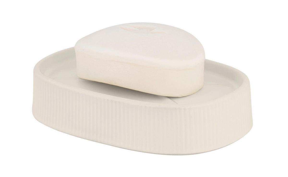 SEIFENSCHALE - Creme, Basics, Keramik (13,5/2,5/10cm) - Wenko