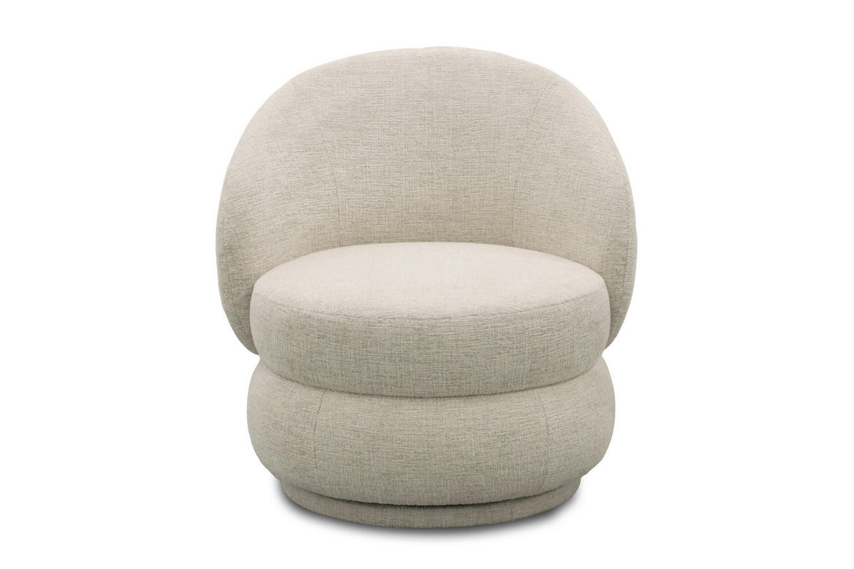SESSEL in Chenille Beige  - Beige, MODERN, Textil (82/80/82cm) - Livetastic