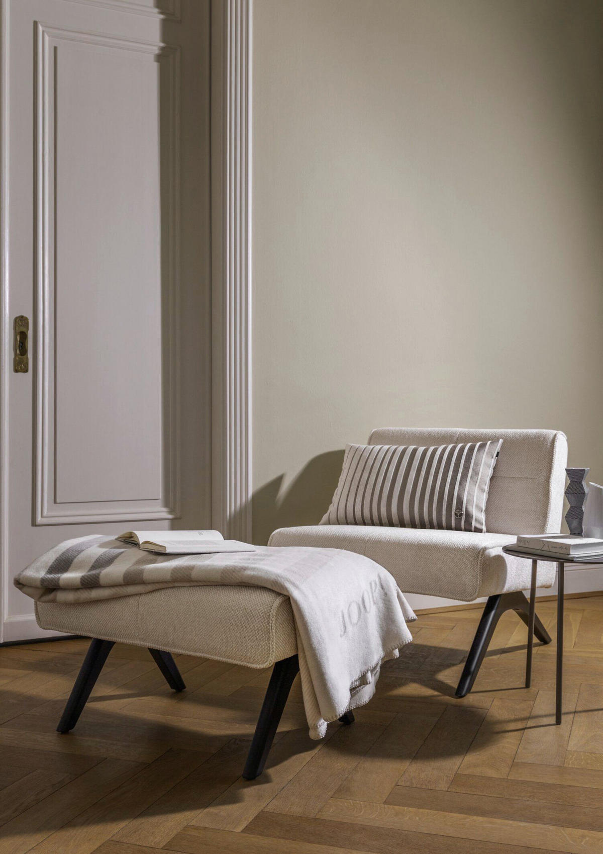 KISSENHÜLLE J!Shutter 40/60 cm  - Creme, Design, Textil (40/60cm) - Joop!