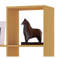 RAUMTEILER - Buchefarben/Schwarz, KONVENTIONELL, Holzwerkstoff/Kunststoff (142,5/138,5/29cm) - MID.YOU