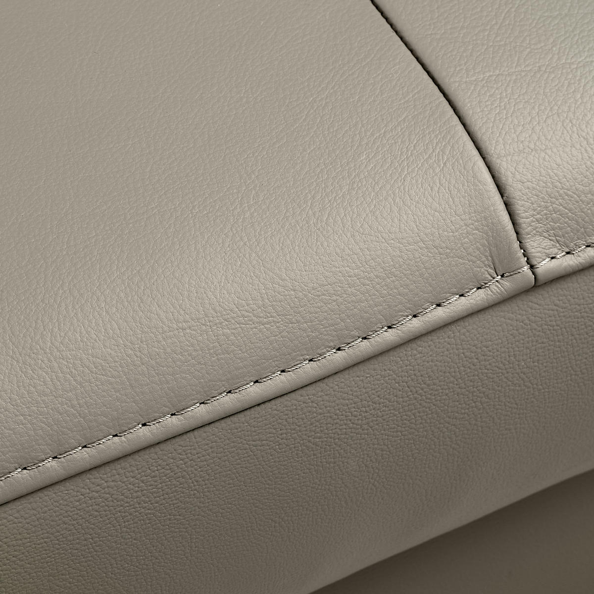 ECKSOFA in Lederlook Kombination Echtleder/Lederlook Schlammfarben  - Schlammfarben/Schwarz, Design, Leder/Textil (256/220cm) - Celina Home
