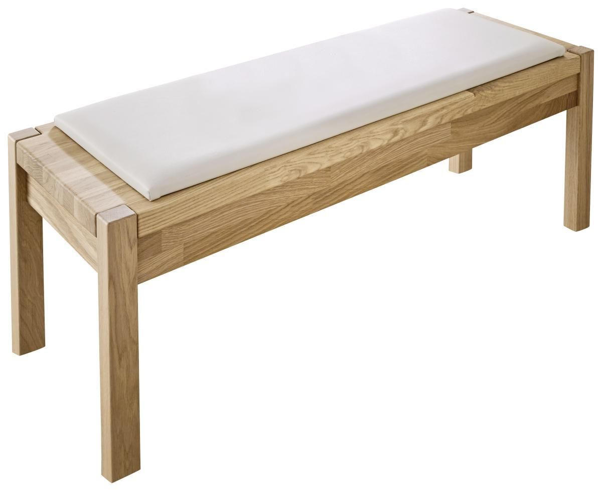 SITZBANK 120/46,3/40 cm Naturfarben, Eichefarben Eiche vollmassiv Holz  - Eichefarben/Naturfarben, Design, Holz (120/46,3/40cm) - Dieter Knoll