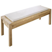 SITZBANK in Holz Naturfarben, Eichefarben  - Eichefarben/Naturfarben, Design, Holz (120/46,3/40cm) - Dieter Knoll