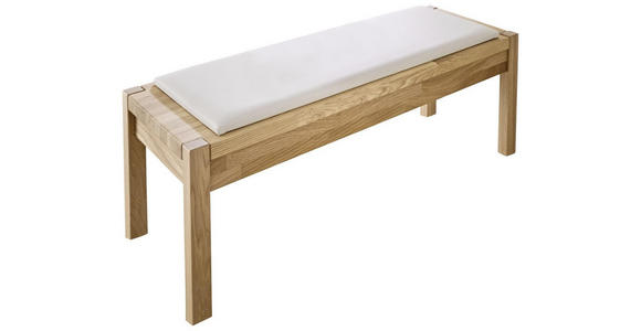 SITZBANK 120/46,3/40 cm  - Eichefarben/Naturfarben, Design, Holz (120/46,3/40cm) - Dieter Knoll