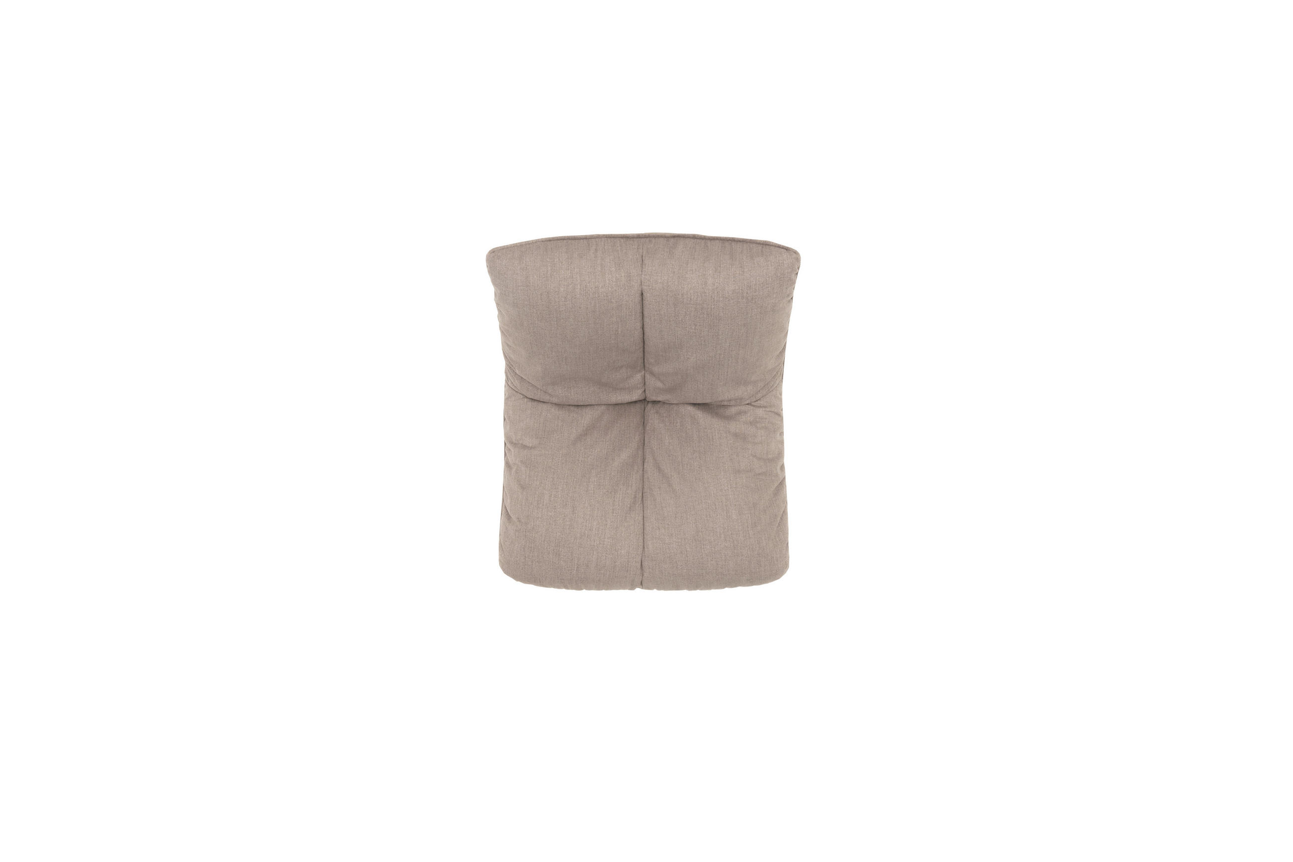SESSEL in Flachgewebe Taupe  - Taupe/Schwarz, MODERN, Textil/Metall (86/92/99cm) - Designwerk