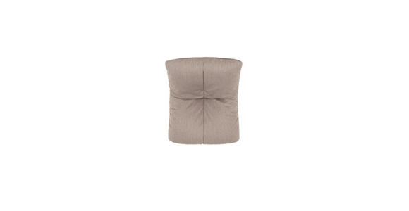 SESSEL in Flachgewebe Taupe  - Taupe/Schwarz, MODERN, Textil/Metall (86/92/99cm) - Belluti