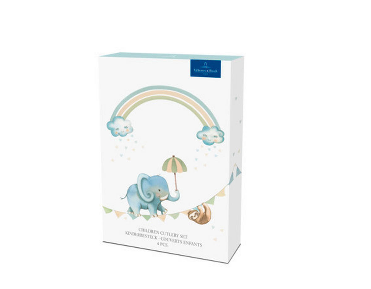 KINDERBESTECK 4-teilig  - Silberfarben, Basics, Metall (21,5/15/2,50cm) - Villeroy & Boch