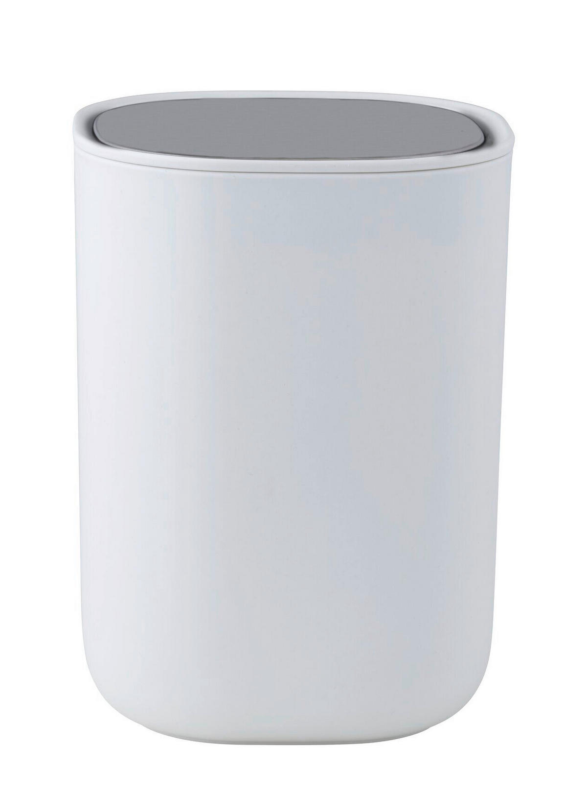 SCHWINGDECKELEIMER 1,5 L  - Schwarz/Weiß, Basics, Kunststoff/Metall (11,5/16/11,5cm) - Wenko