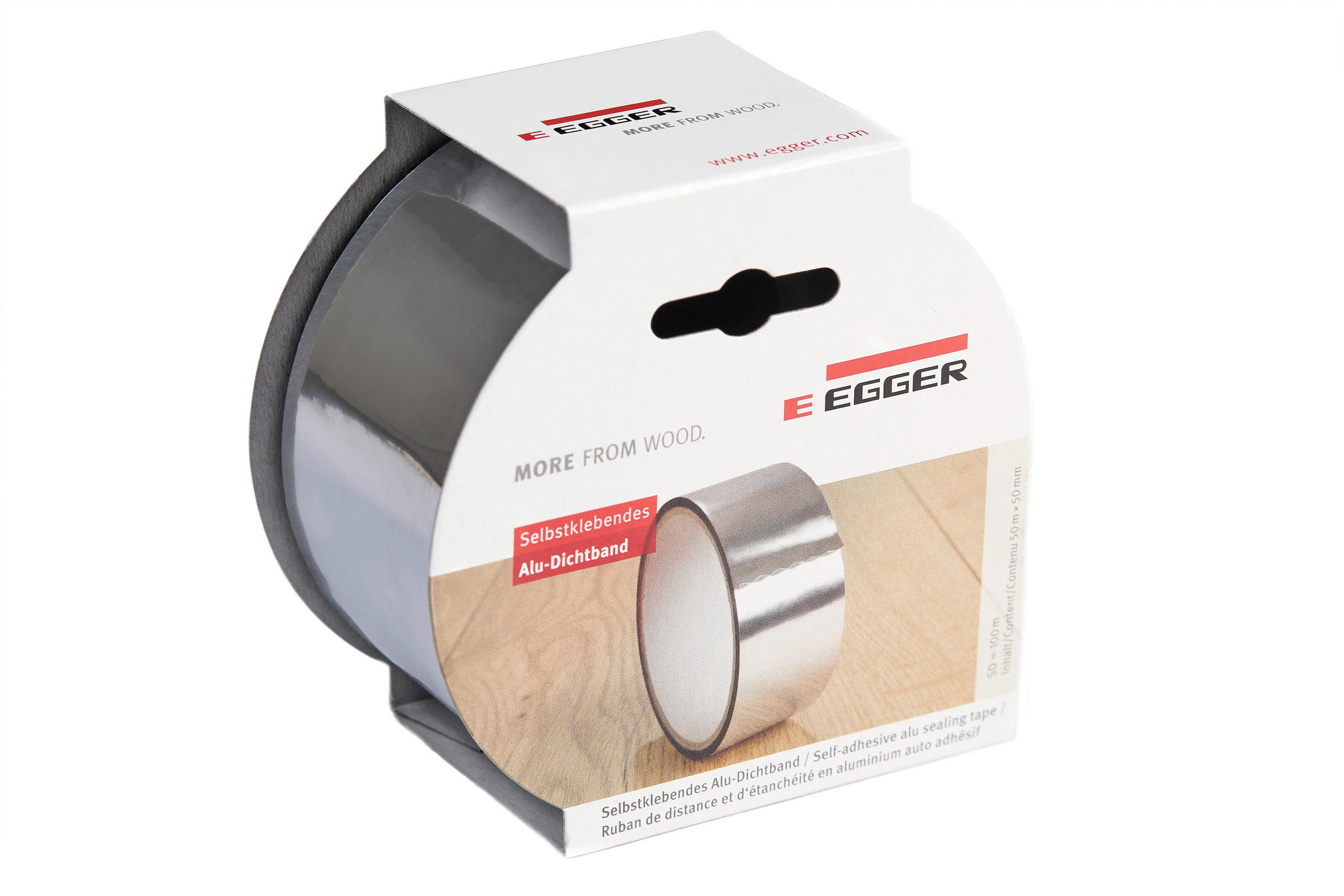 Alu Tape - Silberfarben, Basics, Kunststoff (9.5/9.5/5cm) - Egger Holzwerkstoffe