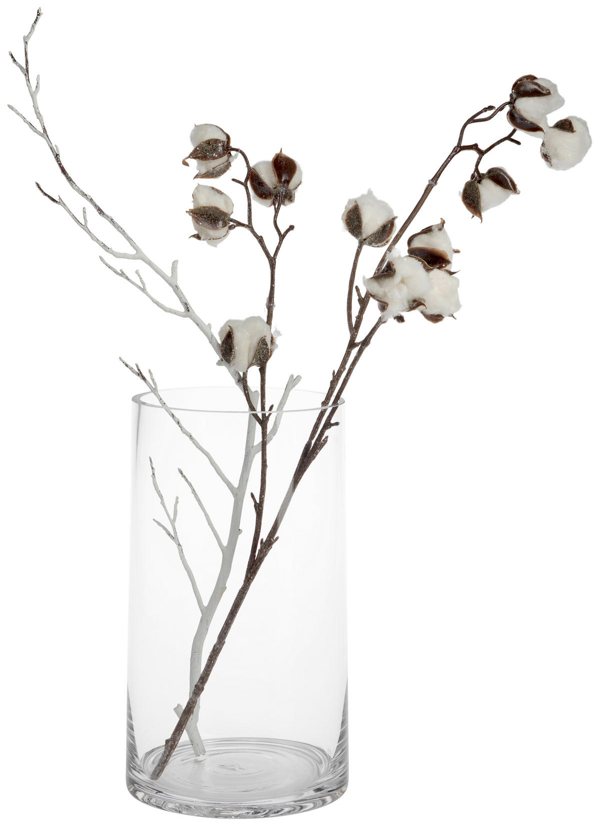 VASE 26,00 cm  - Transparent, Basics, Glas (15/26/15cm) - Leonardo