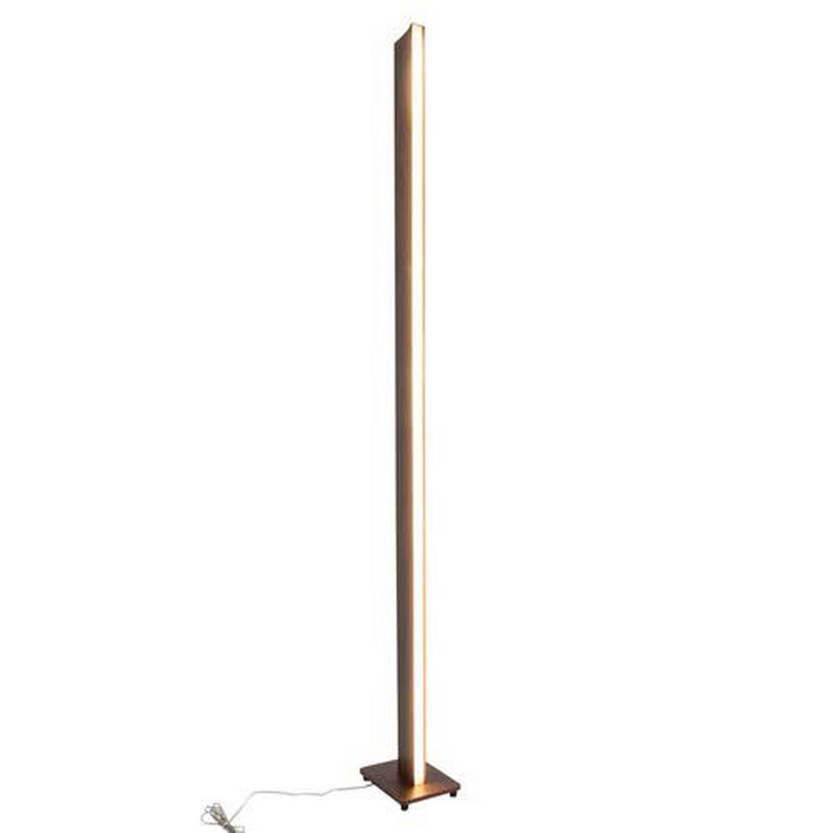 LED-STEHLEUCHTE    - Naturfarben, Natur, Kunststoff/Metall (152cm) - Näve