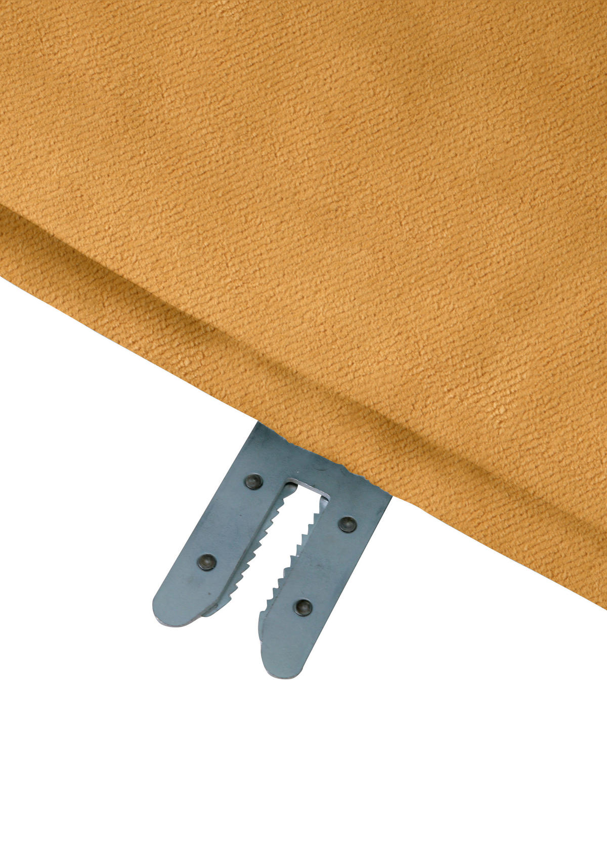 SOFAELEMENT in Plüsch Currygelb  - Currygelb/Schwarz, Konventionell, Kunststoff/Textil (125/66/155cm) - Carryhome