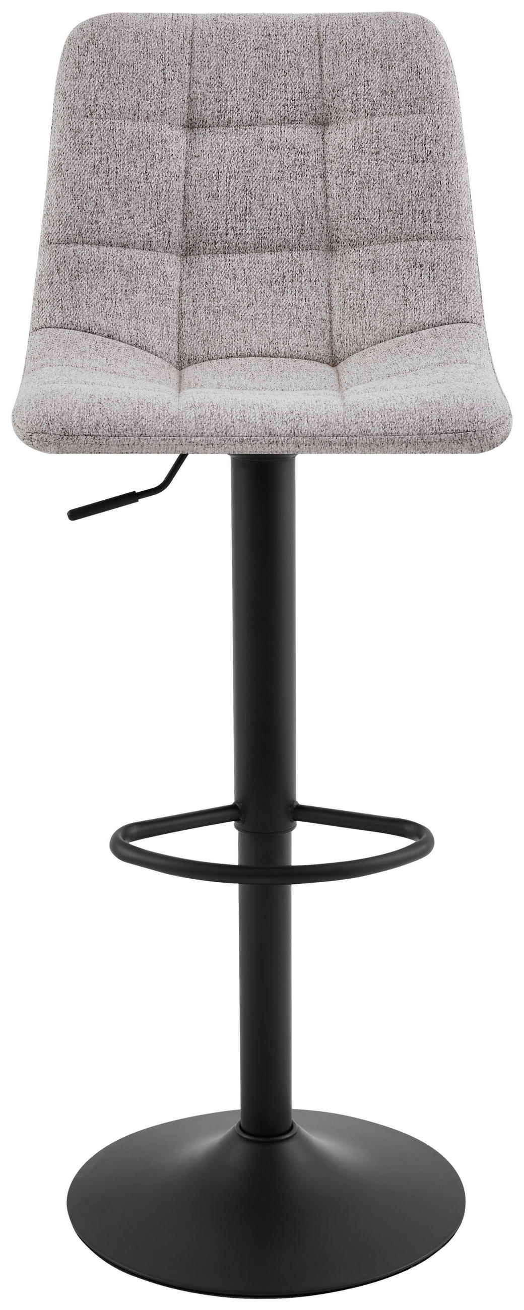 BAROVÁ ŽIDLE, černá, šedohnědá - černá/šedohnědá, Design, kov/textil (43/90-112/47cm)