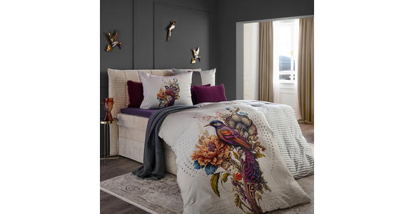 BOXSPRINGBETT 180/200 cm in Beige - Beige/Schwarz, Design, Kunststoff/Textil (180/200cm) - Esposa