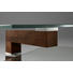 COUCHTISCH Nussbaum furniert rechteckig Nussbaumfarben, Edelstahlfarben - Edelstahlfarben/Nussbaumfarben, Design, Glas/Holz (93-129/70/41cm) - Venjakob COUCHTISCH Nussbaum furniert rechteckig Nussbaumfarben, Edelstahlfarben - Edelstahlfarben/Nussbaumfarben, Design, Glas/Holz (93-129/70/41cm) - Venjakob