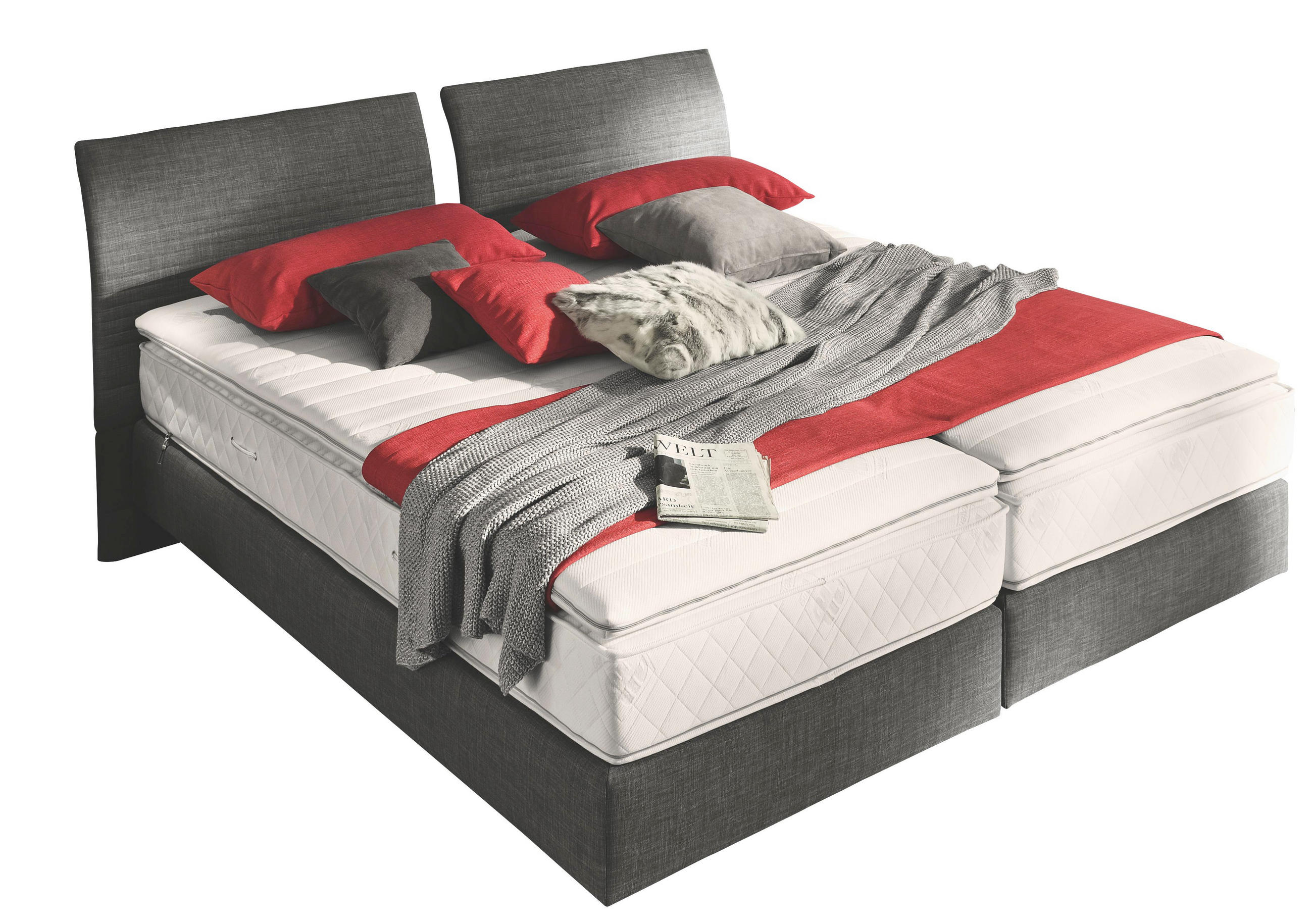Boxspringbett Webstoff Inkl Matratze Jetzt Nur Online Xxxlutz