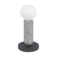 TISCHLEUCHTE 5,5/17,5 cm   - Anthrazit/Grau, Basics, Stein/Metall (5,5/17,5cm) - Eglo
