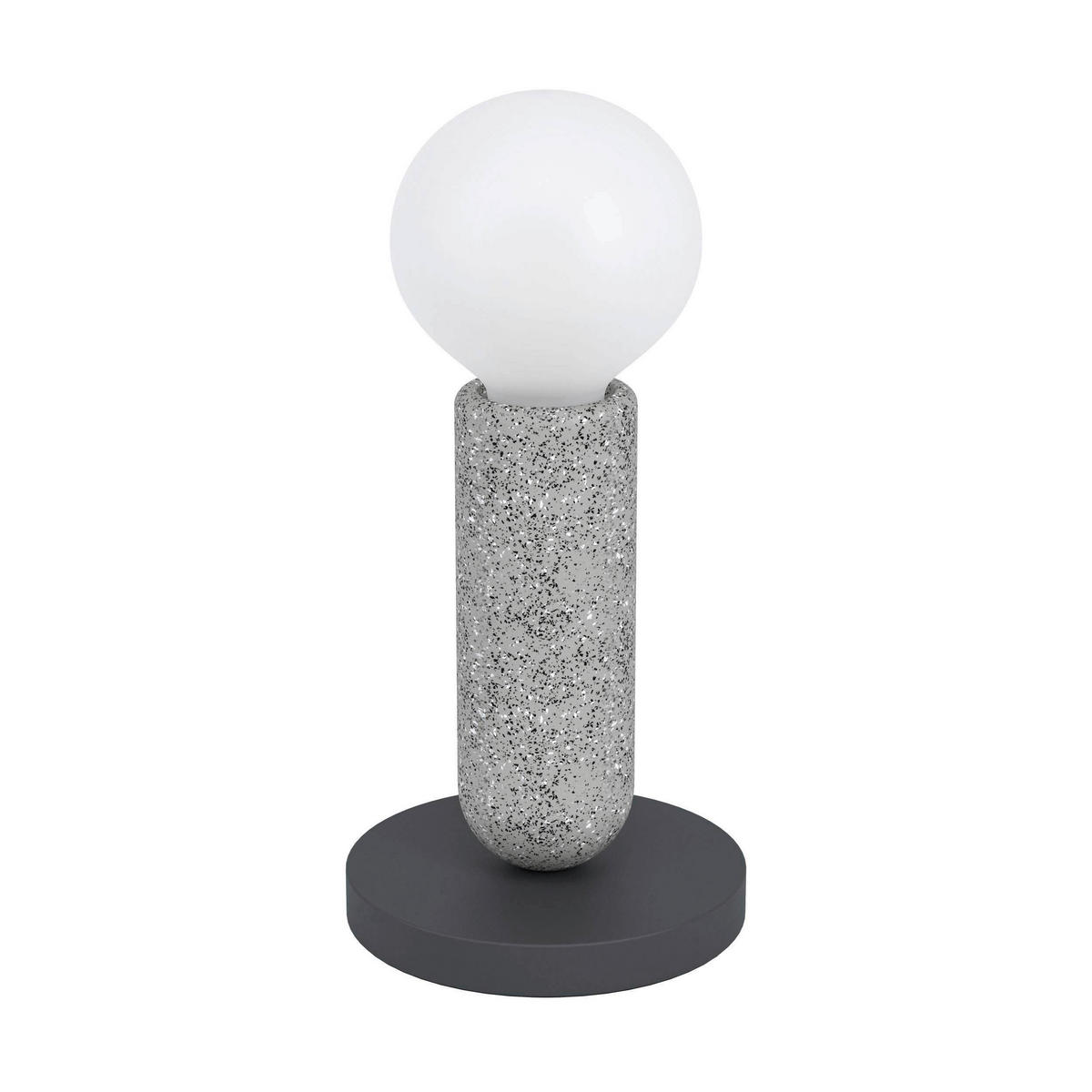 TISCHLEUCHTE 5,5/17,5 cm   - Anthrazit/Grau, Basics, Stein/Metall (5,5/17,5cm) - Eglo