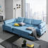 WOHNLANDSCHAFT in Textil Blau - Blau/Schwarz, Design, Textil/Metall (173/272cm) - Stylife WOHNLANDSCHAFT in Textil Blau - Blau/Schwarz, Design, Textil/Metall (173/272cm) - Stylife