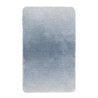 BADTEPPICH Graublau 60/100 cm  - Graublau, Basics, Kunststoff/Textil (60/100cm) - WECON HOME
