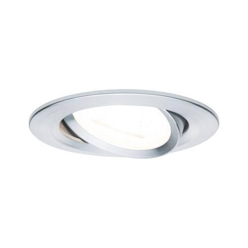 LED-EINBAUSPOT 8,4 cm  - Alufarben, Design, Metall (8,4cm) - Paulmann