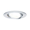 LED-EINBAUSPOT 8,4 cm  - Alufarben, Design, Metall (8,4cm) - Paulmann