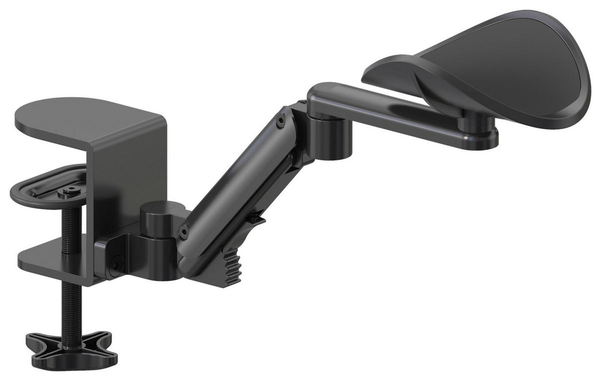 ARMSTÖD - svart, Modern, läder/plast (40,4/7,5/11cm) - MID.YOU