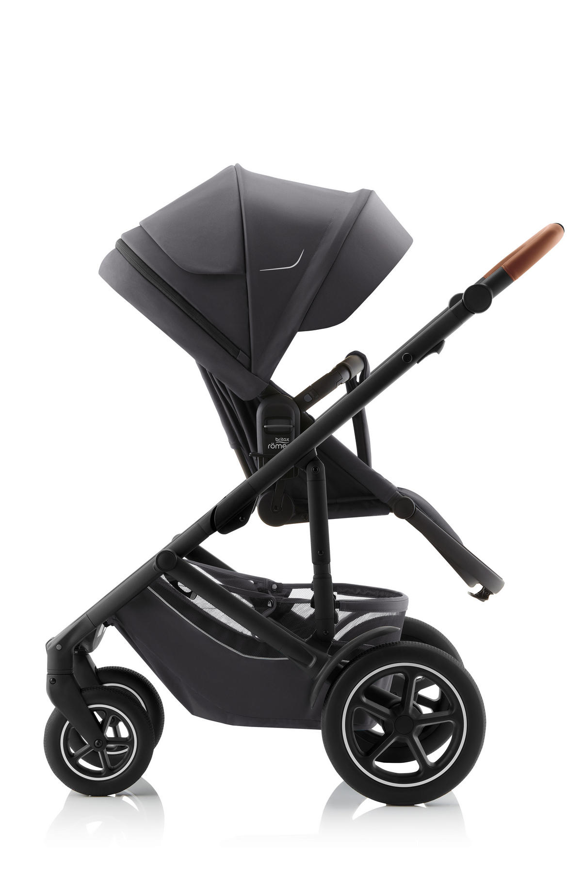 KINDERWAGEN  Smile 5Z  MIDNIGHT GREY  - Dunkelgrau/Schwarz, Basics, Textil/Metall (57/112/97,7cm) - Britax Römer