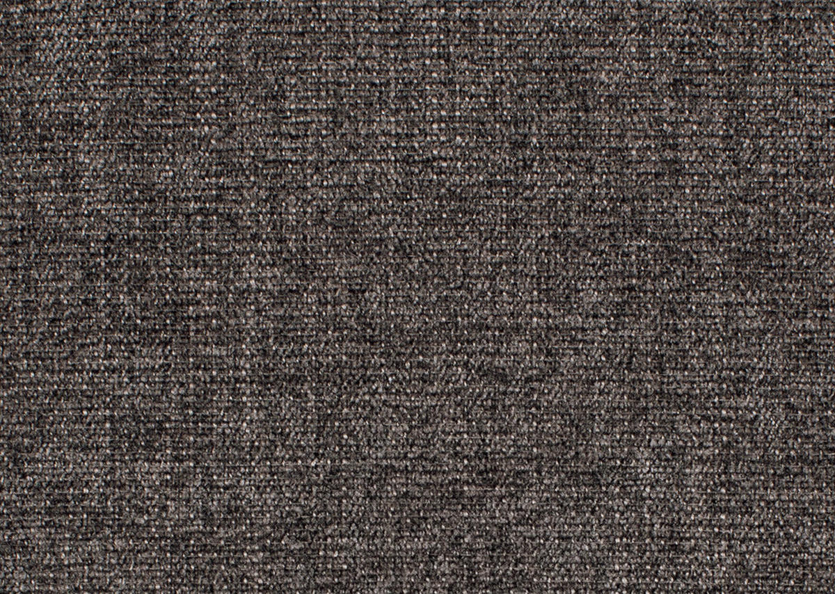 ECKSOFA in Flachgewebe Graubraun  - Graubraun/Schwarz, Design, Textil/Metall (252/191cm) - Dieter Knoll