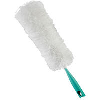 PRACHOVKA Duster XL - biela/tyrkysová, Basics, textil/plast (38cm) - Leifheit