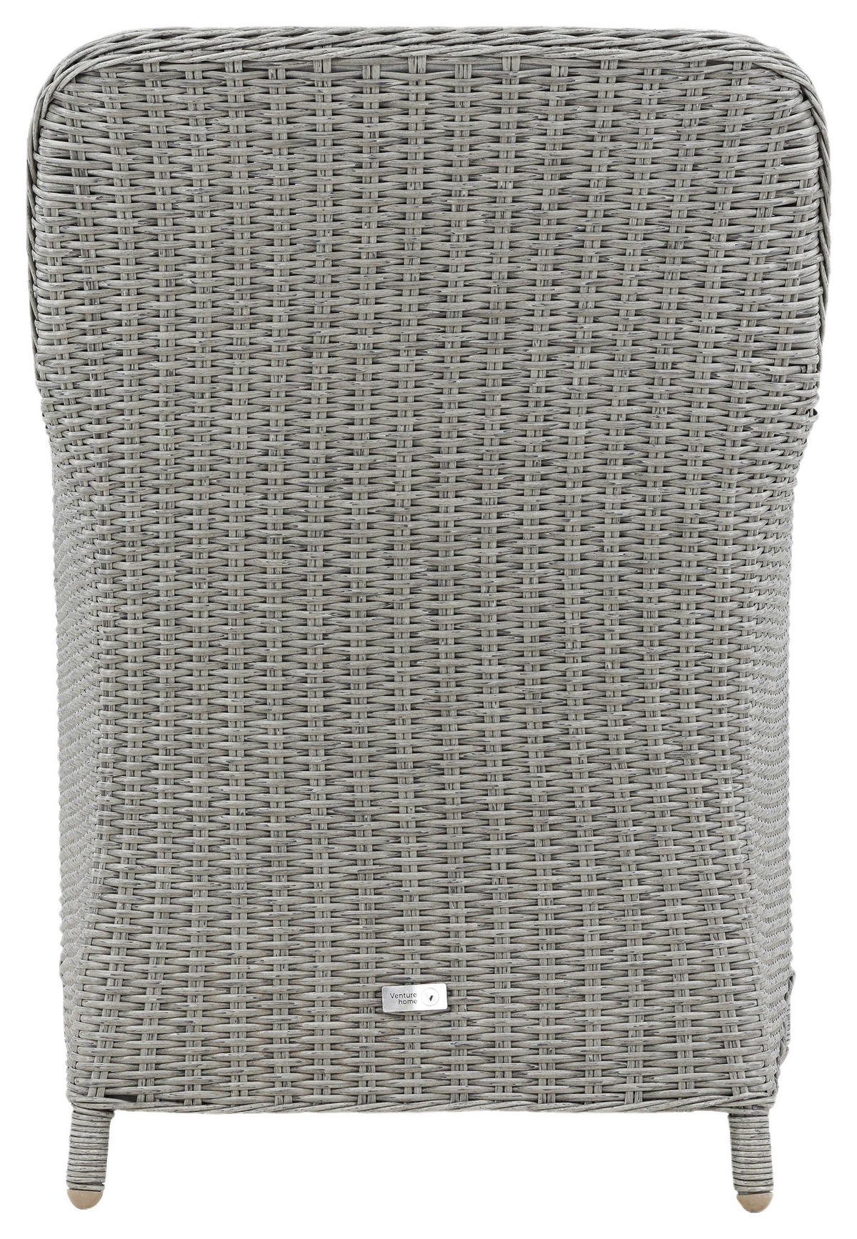 GARTENSTUHL-SET Stahl Grau  - Grau, KONVENTIONELL, Kunststoff/Textil (62/94,5/65cm) - Gardenson