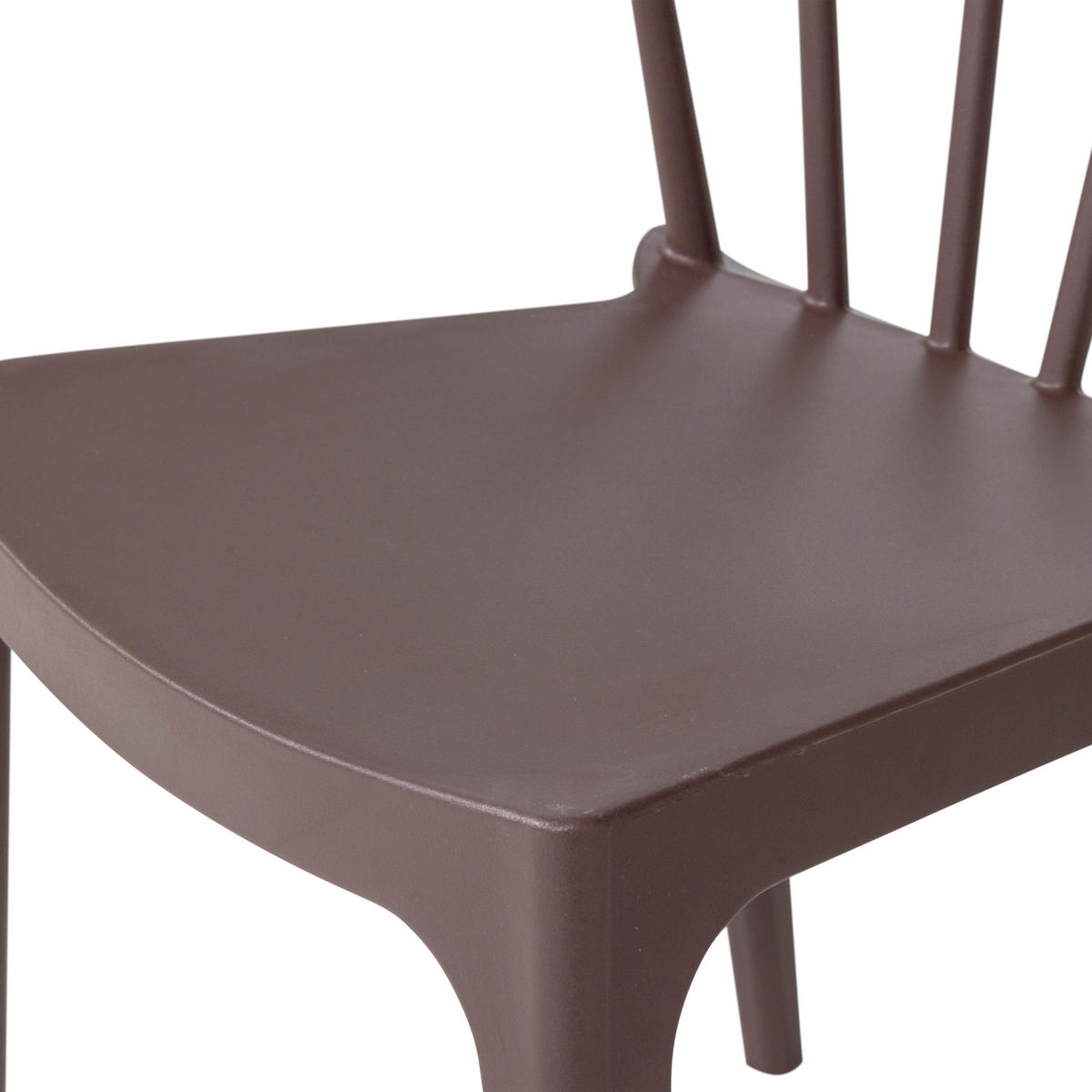 GARTENSTUHL-SET Kunststoff Braun, Violett  - Violett/Braun, MODERN, Kunststoff (52/75/53cm) - Livetastic