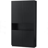 BUFFET 110/210/40 cm  in Schwarz  - Schwarz, Design, Holz (110/210/40cm) - Livetastic