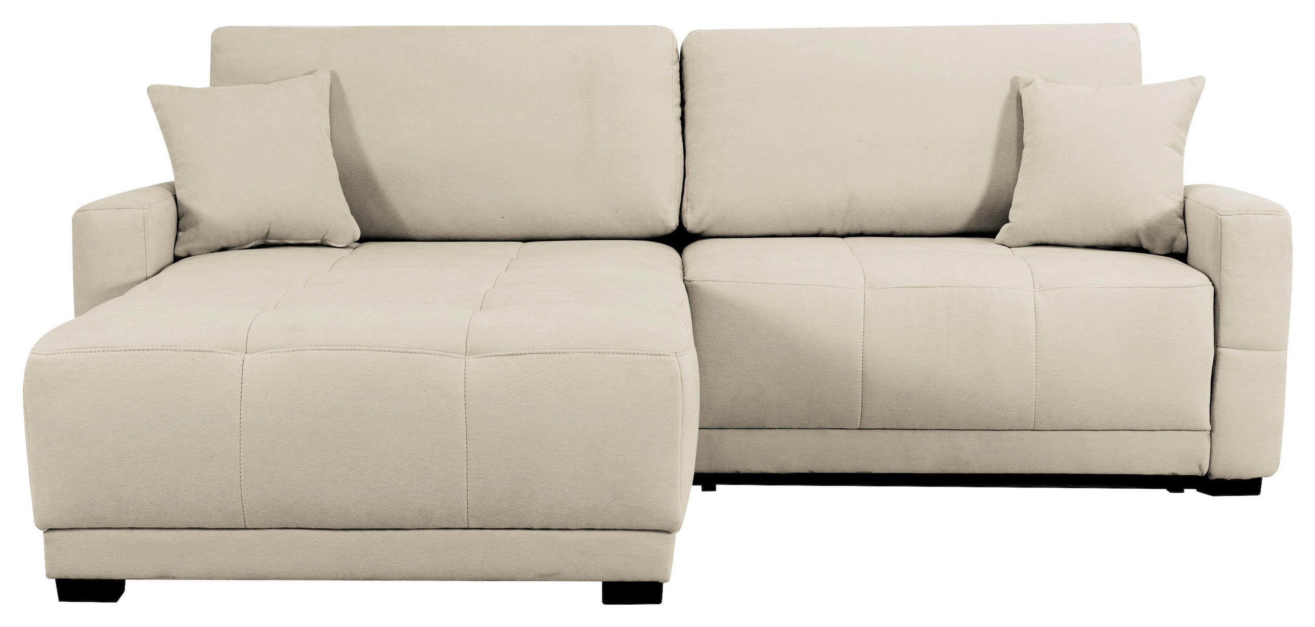 Mid.you Ecksofa Creme 237x186 cm