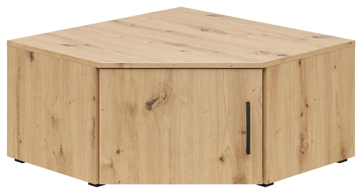 NADSTAVEC NA SKRIŇU, dub artisan, 71,5/35/71,5 cm - čierna/dub artisan, Modern, kompozitné drevo/plast (71,5/35/71,5cm) - Carryhome