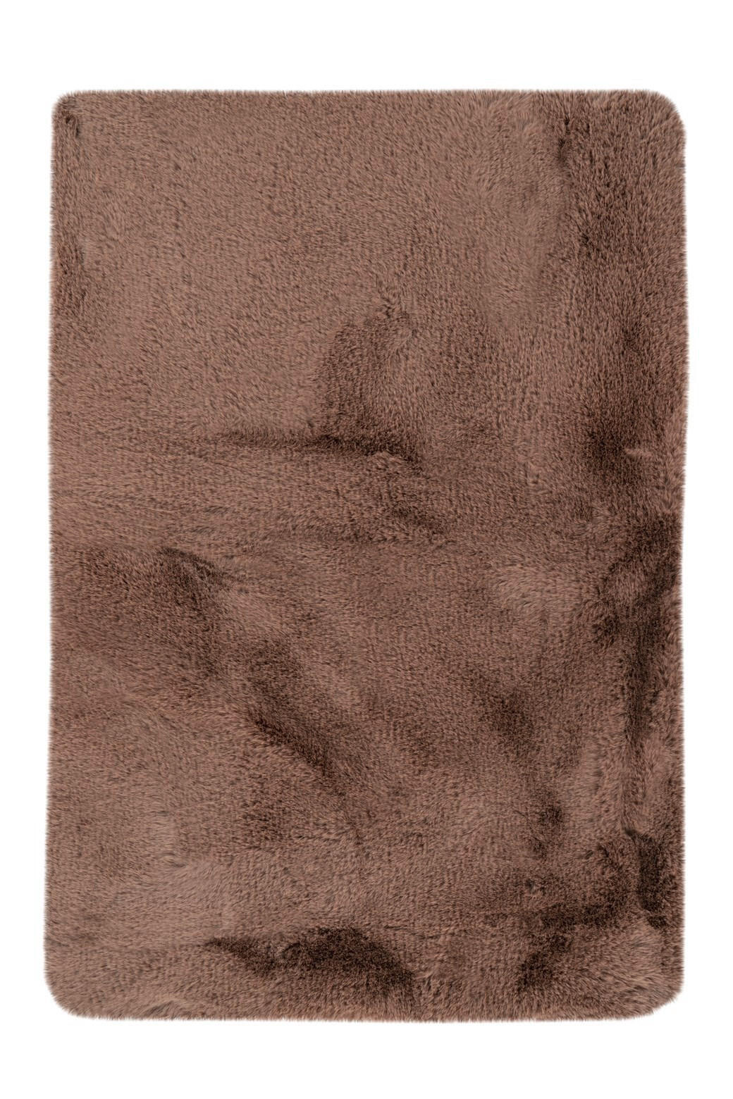FELLTEPPICH 40/60 cm Rabbit 225 Dunkelbeige Beige  - Beige, KONVENTIONELL, Kunststoff (40/60cm)