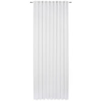 ZAVJESA SA SKRIVENIM OMČAMA bijela  140/245 cm  - bijela, Basics, tekstil (140/245cm) - Esposa