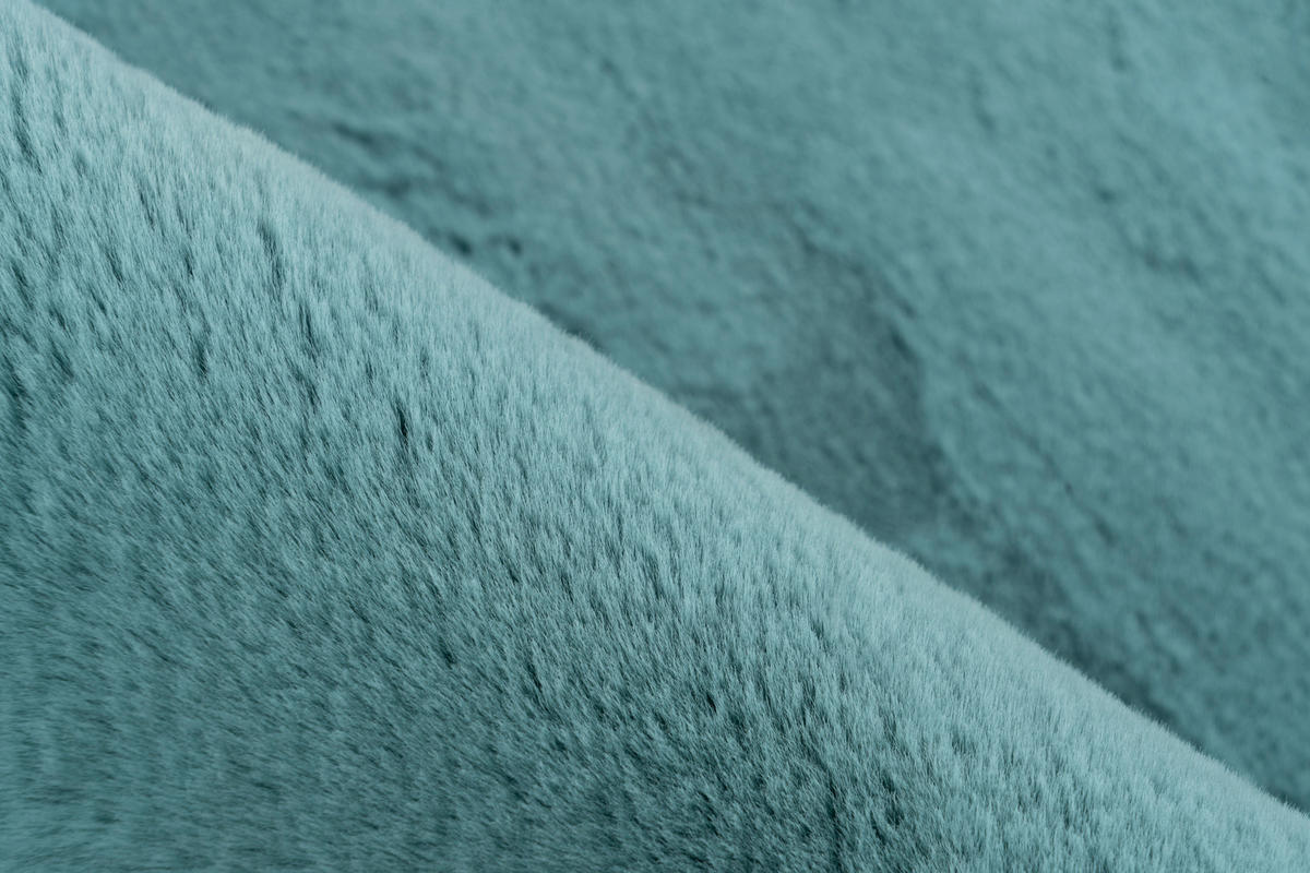 HOCHFLORTEPPICH 120/170 cm Türkis  - Türkis, KONVENTIONELL, Textil (120/170cm)