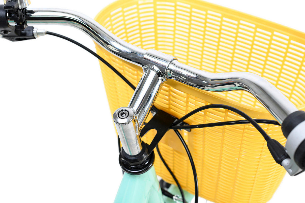 CITYBIKE 26 Zoll Damen  - Gelb/Mintgrün, Basics, Metall (180/70cm) - Atrigo