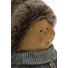 DEKOFIGUR KIND - Schwarz/Grau, Kunststoff/Metall (32/51/20cm)