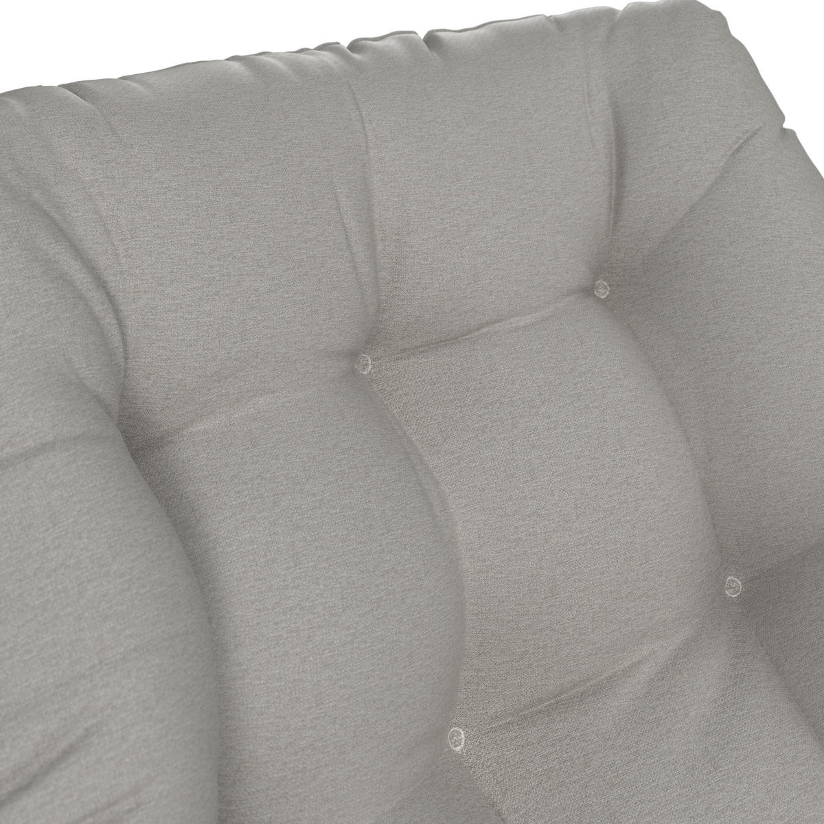 LOUNGESESSEL Anthrazit, Naturfarben, Beige Eisen  - Anthrazit/Beige, Design, Kunststoff/Textil (81/90/88cm) - Ambia Garden