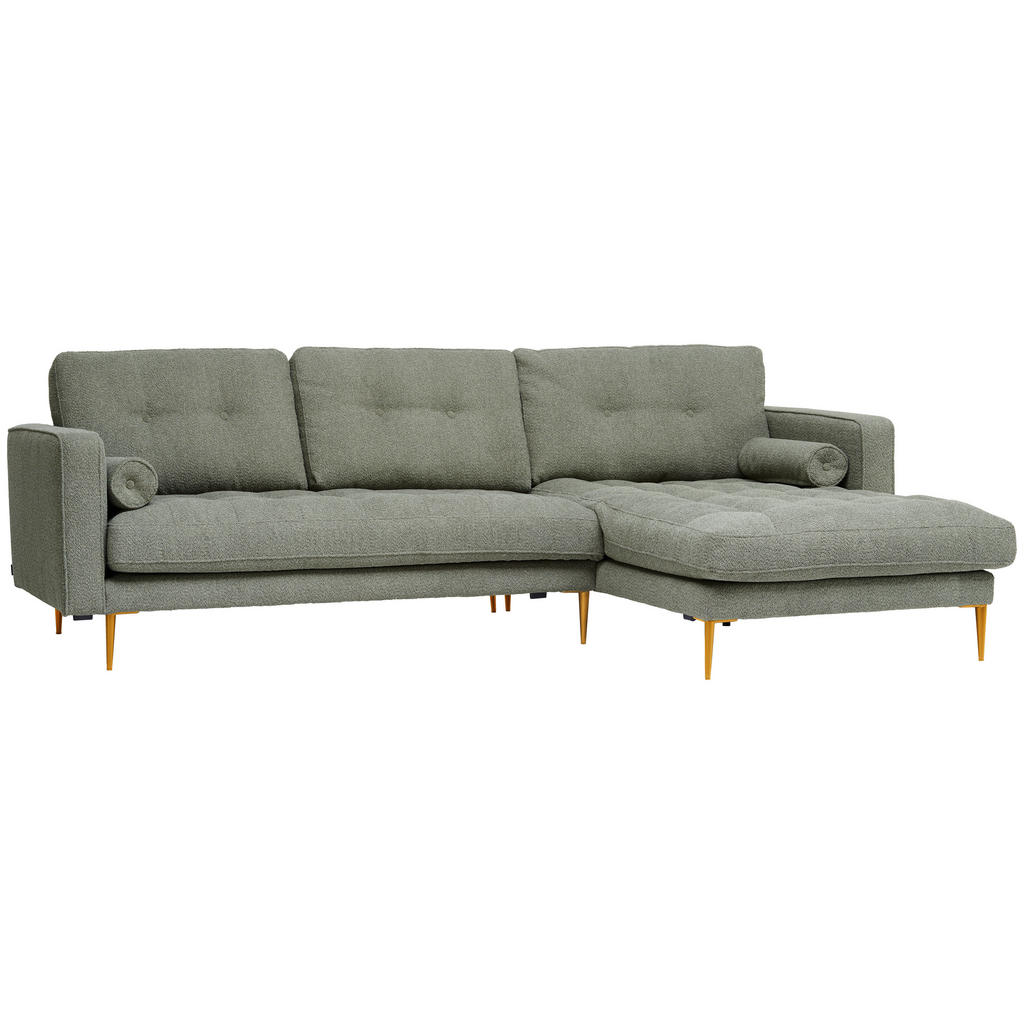 Thumbnail - Livetastic Ecksofa, Olivgrün, Textil, 5-Sitzer, Ottomane rechts, L-Form, 277x165 cm, Made in EU, seitenverkehrt erhältli...