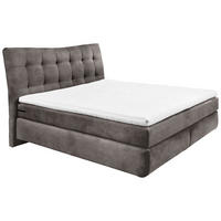 BOXSPRINGBETT 180/200 cm  in Braun  - Schwarz/Braun, Basics, Holzwerkstoff/Kunststoff (180/200cm) - Esposa