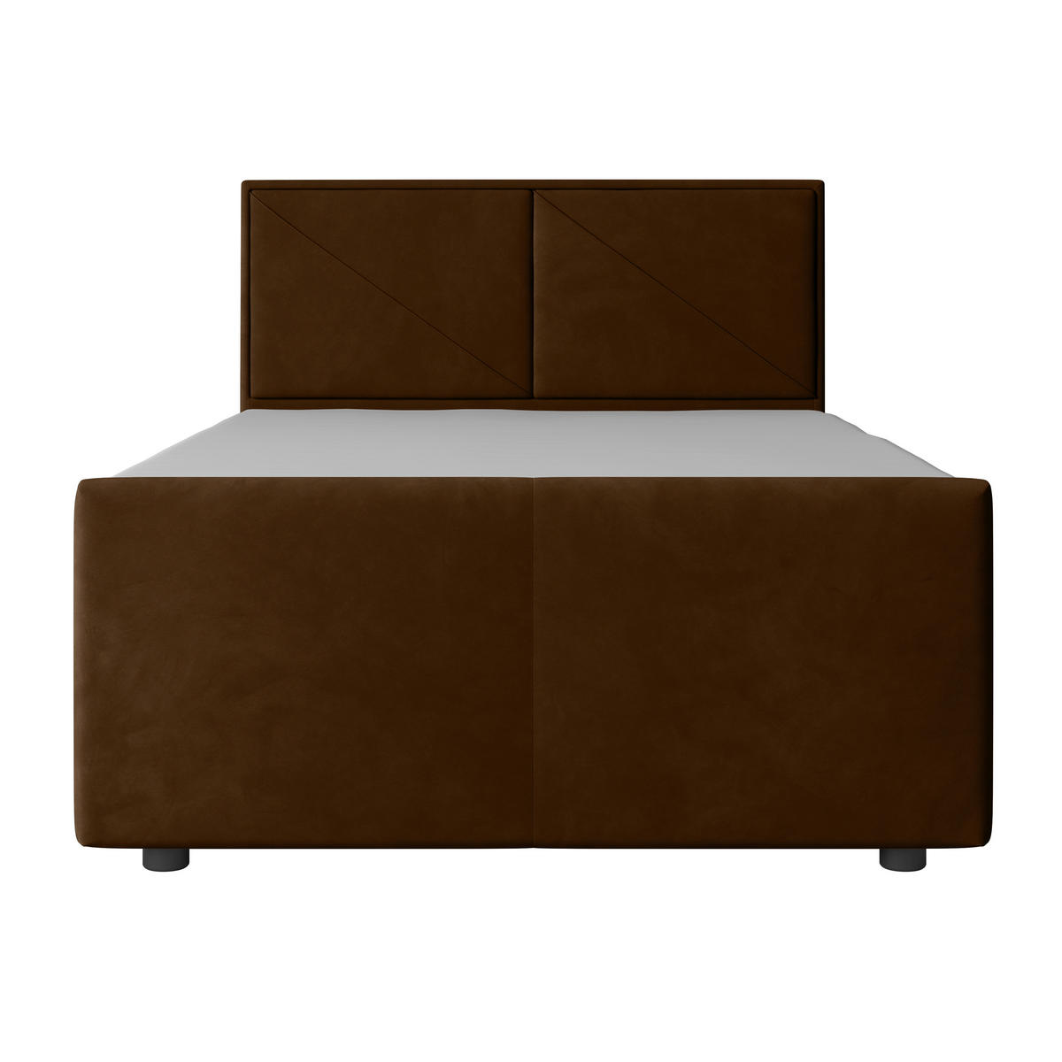 BOXSPRINGBETT 140/200 cm  in Braun  - Braun, Modern, Holz/Kunststoff (140/200cm) - MID.YOU