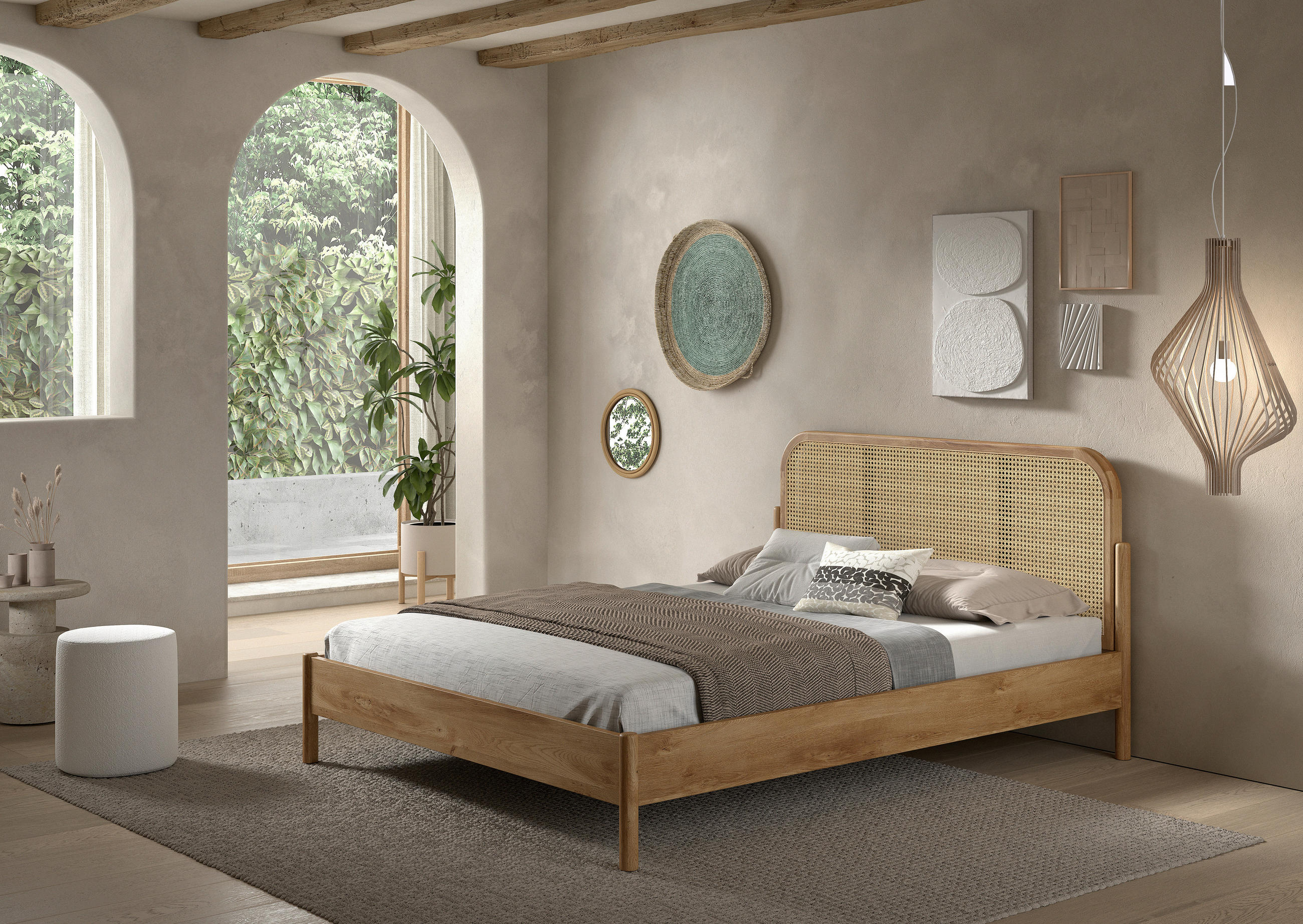 BETT 160/200 cm in Eichefarben - Eichefarben, MODERN, Holz/Holzwerkstoff (160/200cm) - MID.YOU
