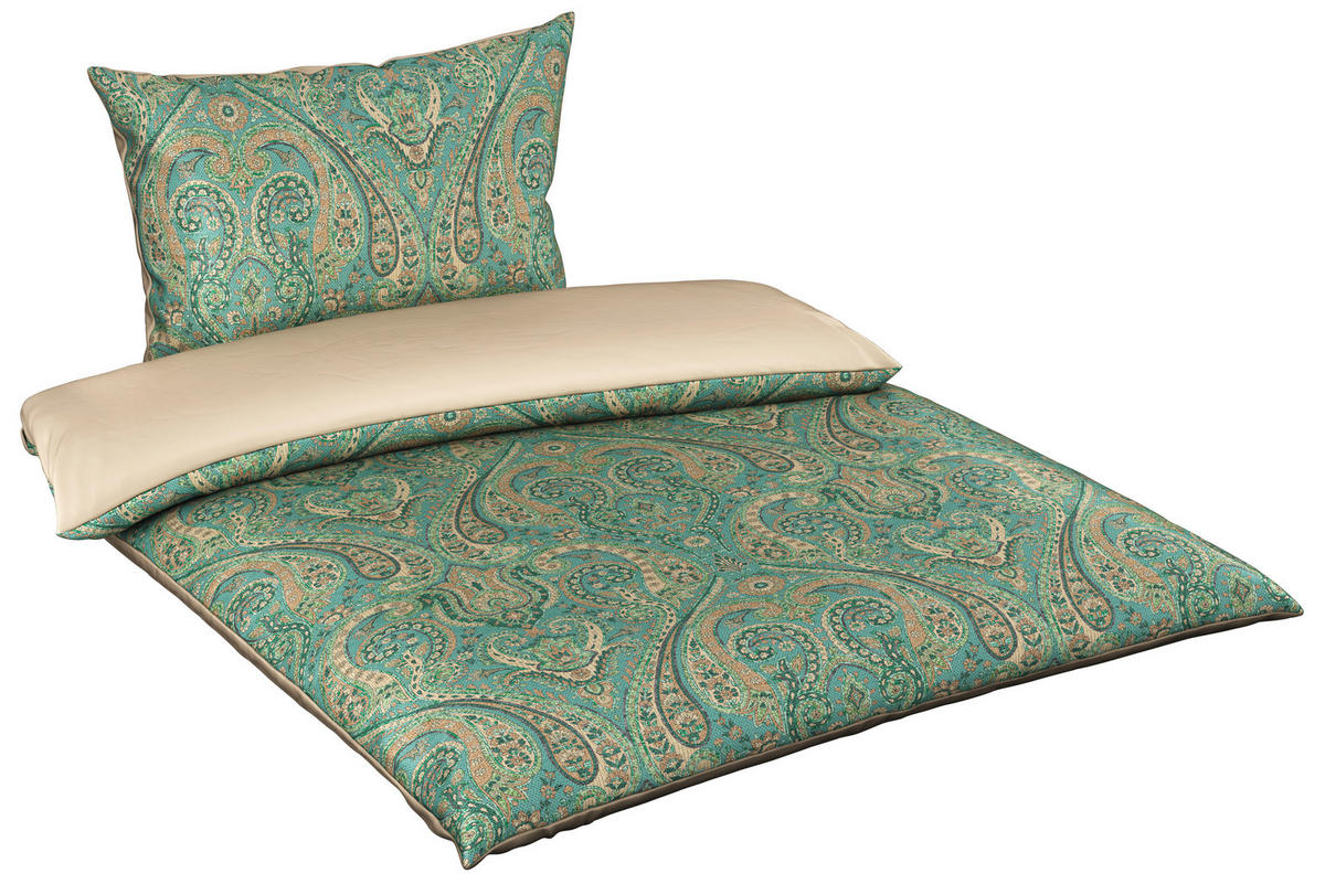 OBOJSTRANNÁ POSTEĽNÁ BIELIZEŇ, satén, viacfarebná, 140/200 cm - viacfarebná, Konventionell (140/200cm) - Esposa