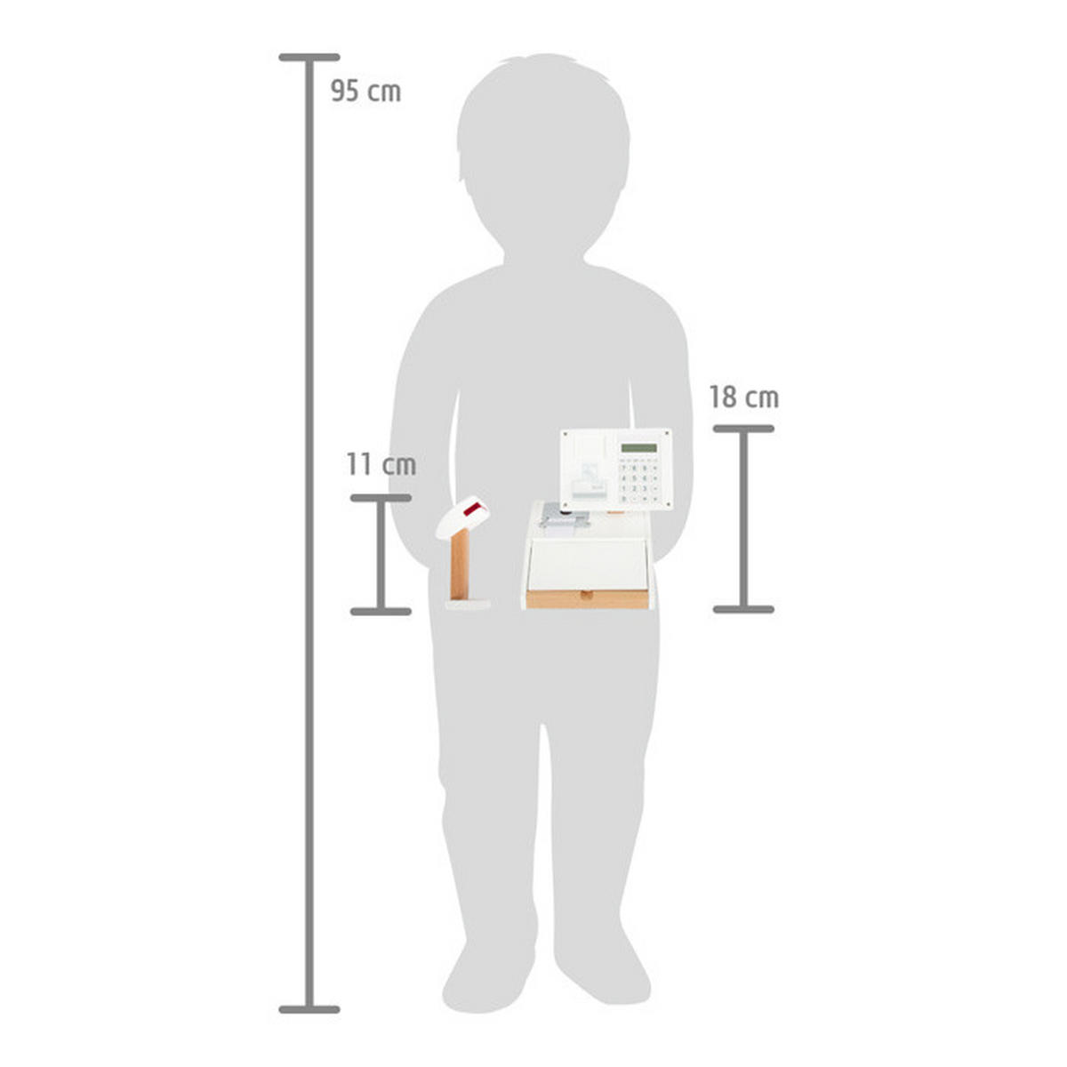 SPIELKASSE Tasty  - Multicolor, Basics, Holz/Papier (19/18/21cm) - small foot