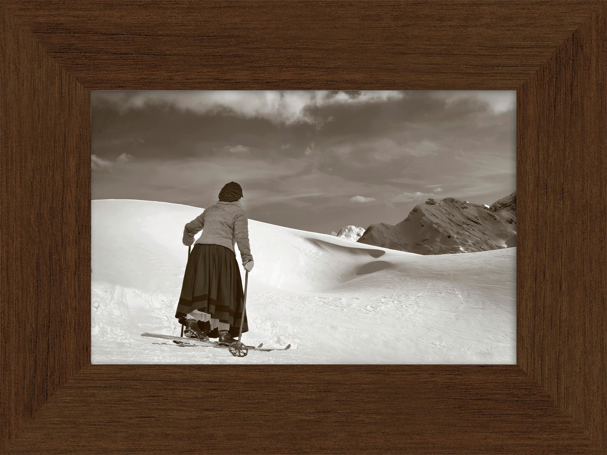 KUNSTDRUCK 30/40 cm  - Multicolor/Braun, Natur, Holzwerkstoff (30/40cm) - Monee