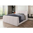 BOXSPRINGBETT 180/200 cm  in Greige  - Greige/Schwarz, KONVENTIONELL, Kunststoff/Textil (180/200cm) - Carryhome