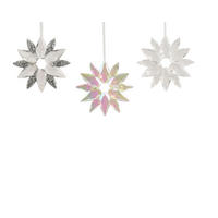 Ornamente Brad De Crăciun - transparent, Basics, plastic (11.8/1/11.4cm)